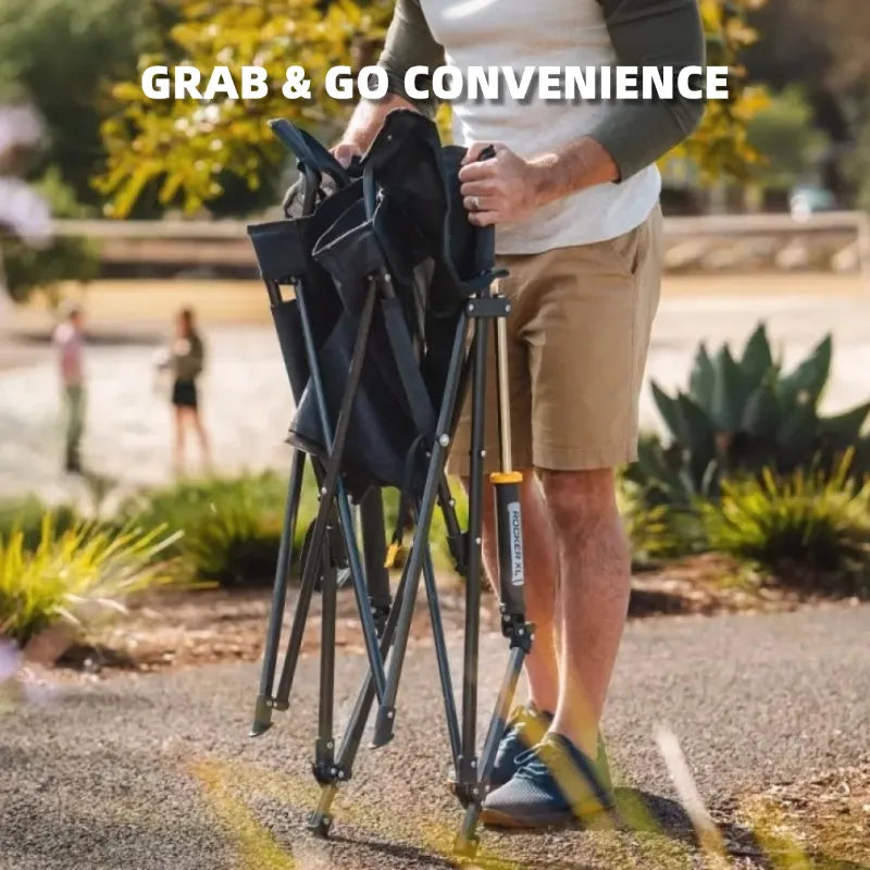 Extra-Wide Rocking Chair: Heavy-Duty 350lbs Capacity, Cool Mesh Back