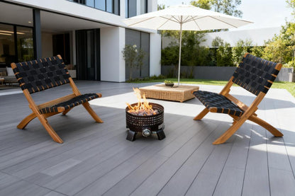 Foldable Woven Outdoor/Indoor Lounge Chair