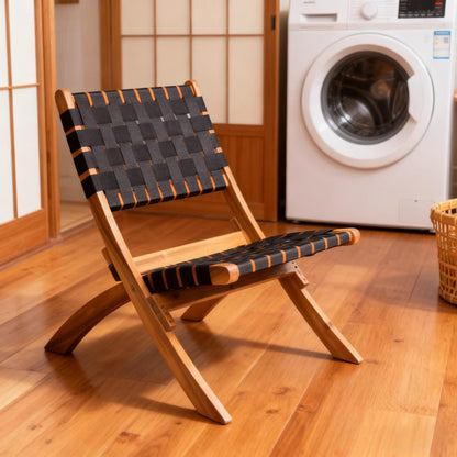 Foldable Woven Outdoor/Indoor Lounge Chair