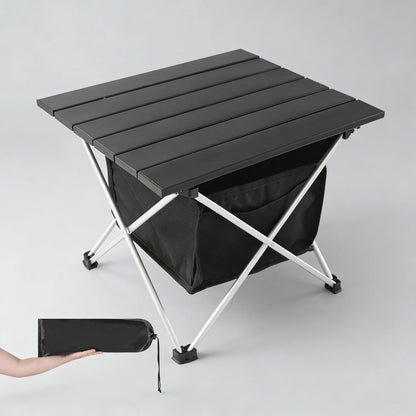 Ultralight Aluminum Folding Table with Carry Bag, Multi-Use Outdoor