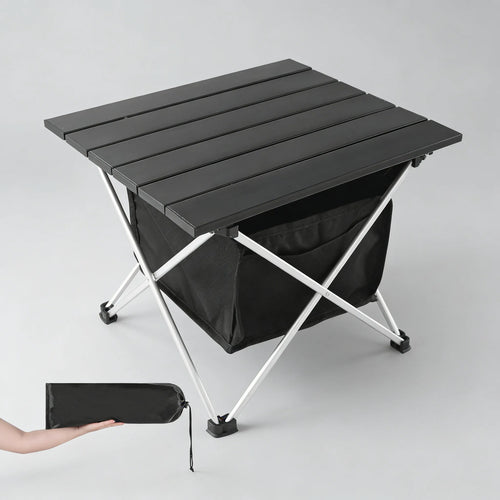 Ultralight Aluminum Folding Table with Carry Bag, Multi-Use Outdoor